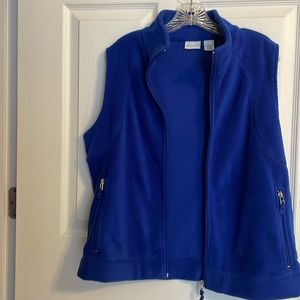 Kim Rogers vest. Like new. Size L  dark blue
